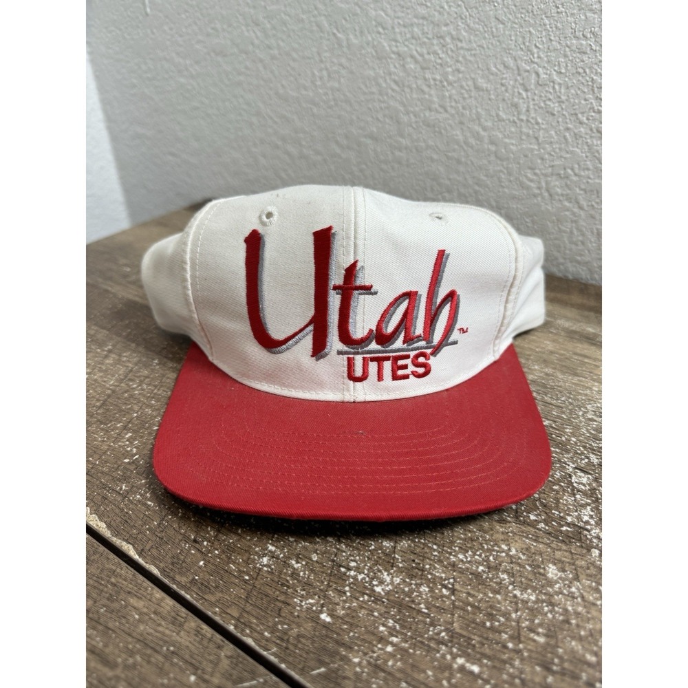 Vintage 90's The Game University of Utah Runnin Utes Snapback Big Spellout
